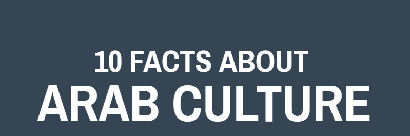 10 Facts About Arab Culture Infographic Globalization Partners