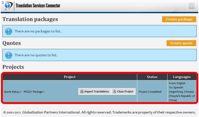 MODX and the GPI Translation Services Connector - 8