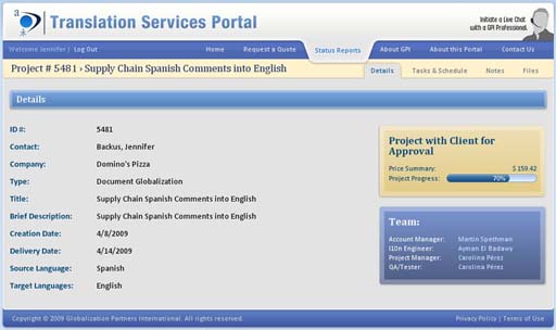 Translation Portal