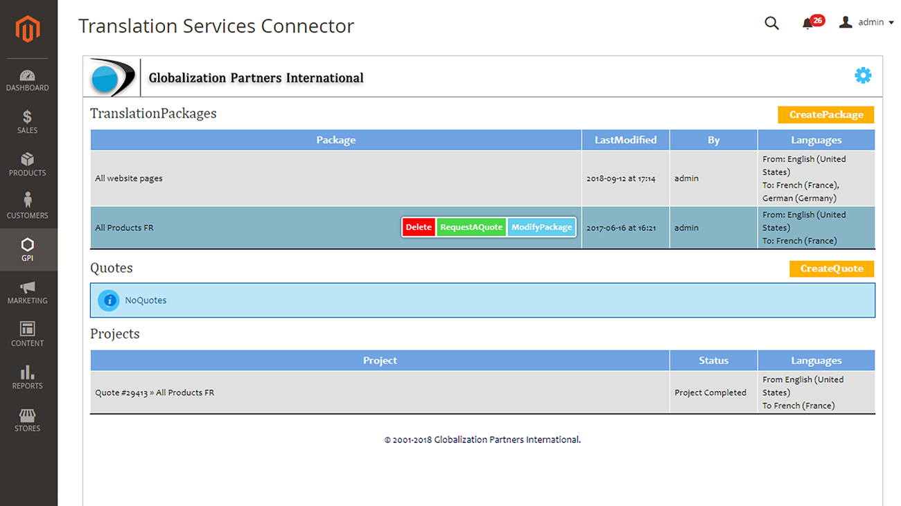 Translation Connector Library