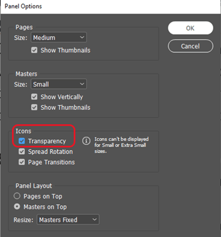 Transparency InDesign