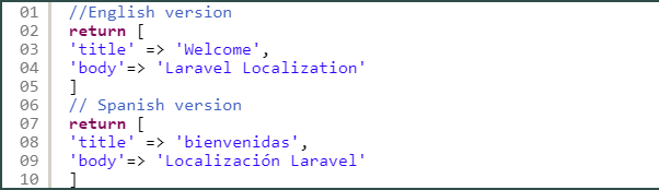 Adding Multiple Languages - Laravel