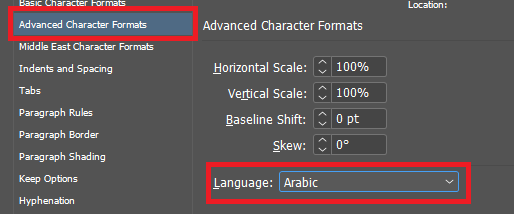 Advanced Character Formats - EPUB