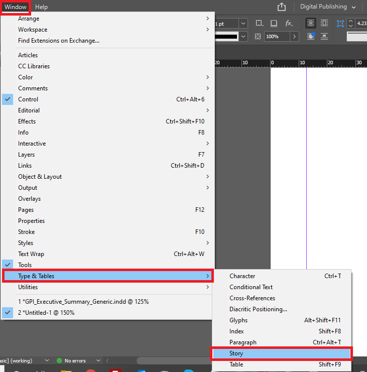 Organized Content Flow - EPUB