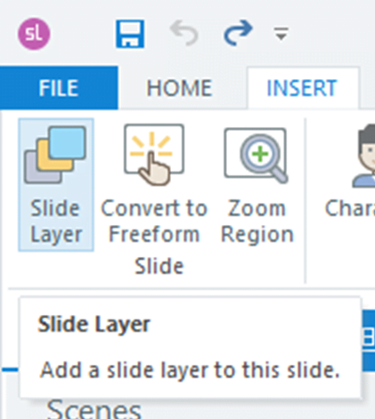 insert slide layer