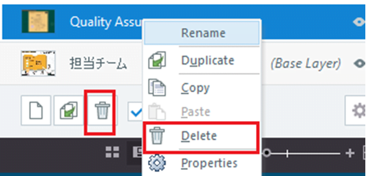 deleting layers in Storyline 360