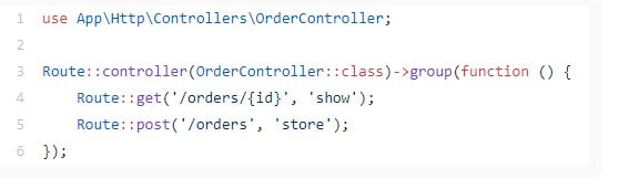 Controller Route Groups - Laravel 9