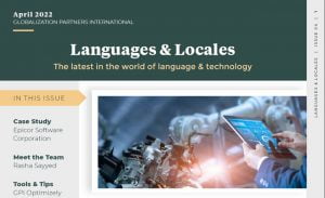 Languages & Locales - April Edition - GPI Blog