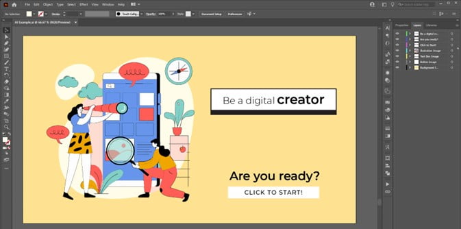 Adobe with Storyline Integration - .AI Format