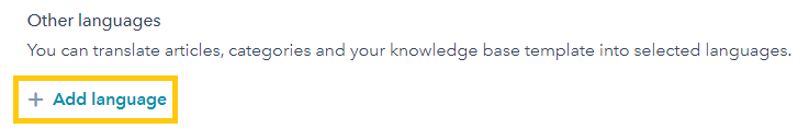 HubSpot - add language option