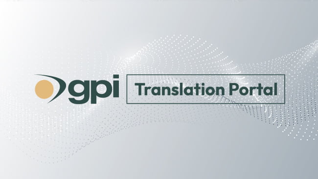 GPI's New Translation Services Portal 2022