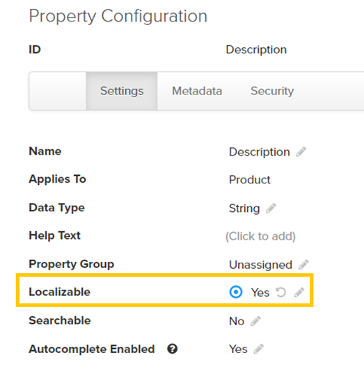 Property Configuration