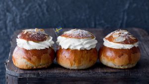 Swedish Semla Bun