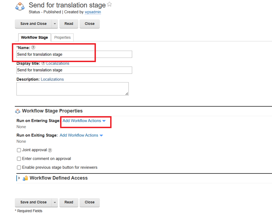 Send for Translation - HCL DX Translation Connector