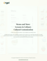 Menu Localization eBook 